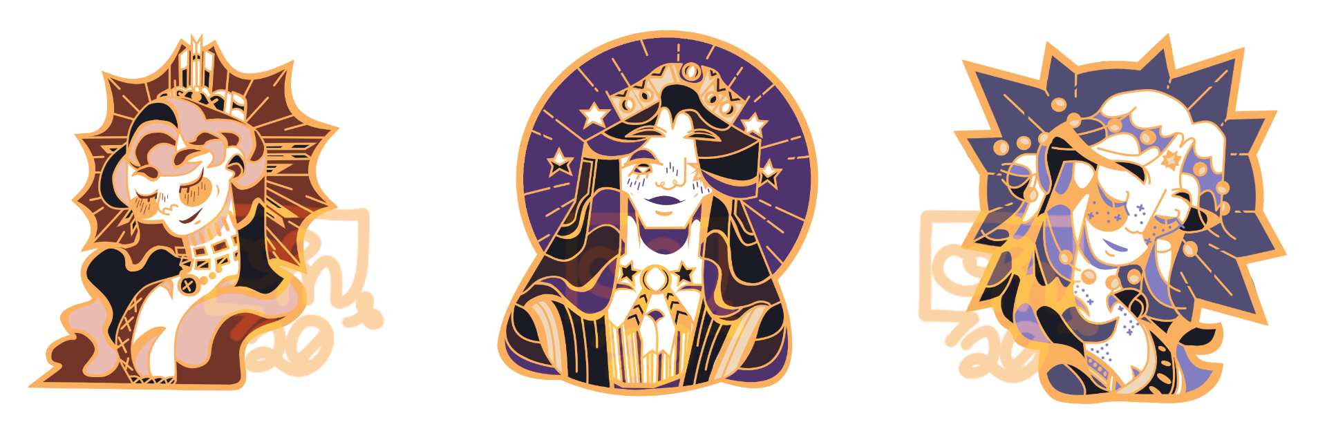 SINA UNA SKY SISTERS | Pin Designs