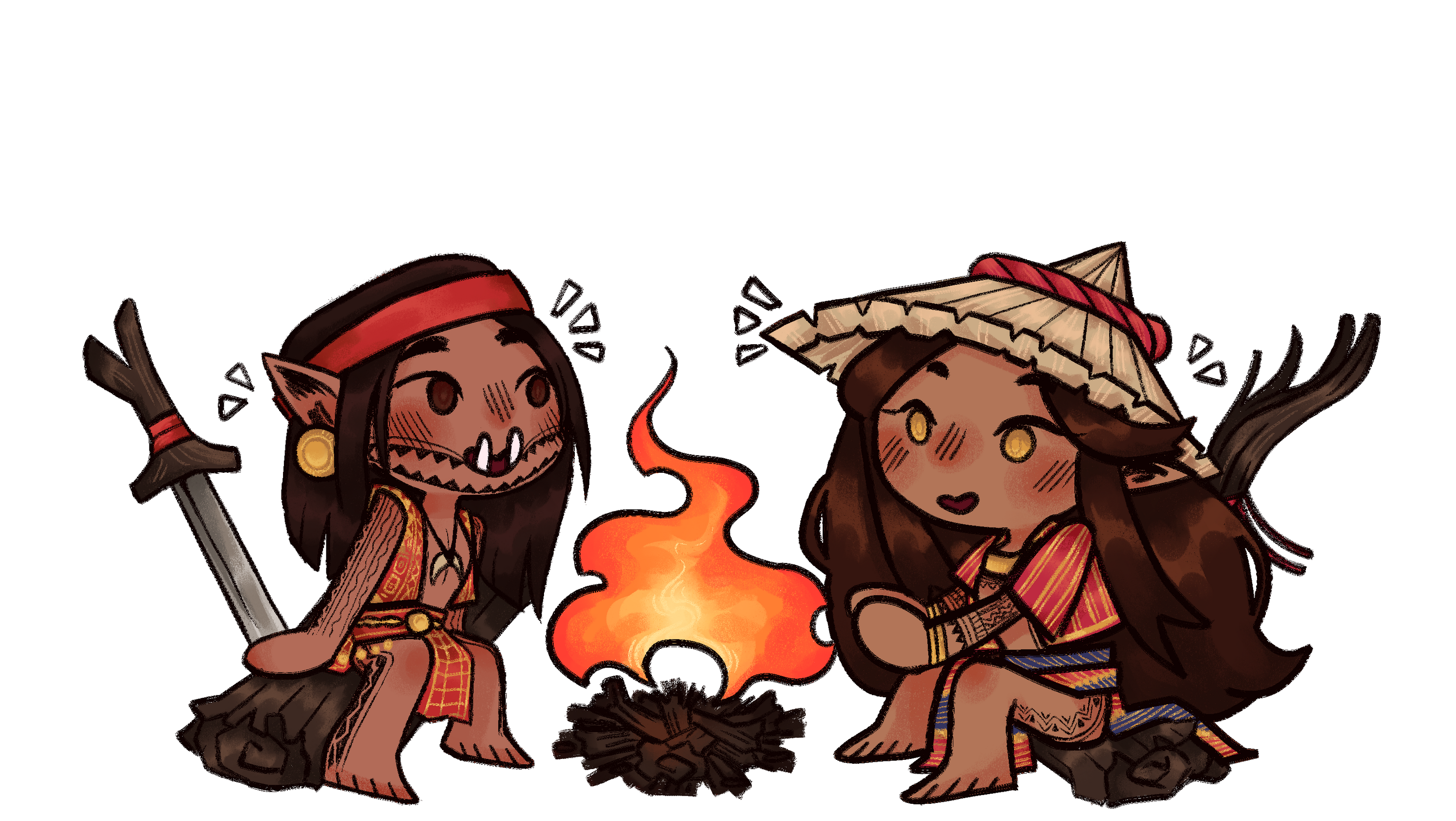 SINA UNA | Mascots Sketch